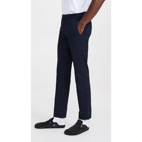 Men's Vince High-Rise Straight Leg Chinos - Navy - Waist 27 - Picture 3 of 10
